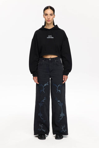 CROP HOODIE 007