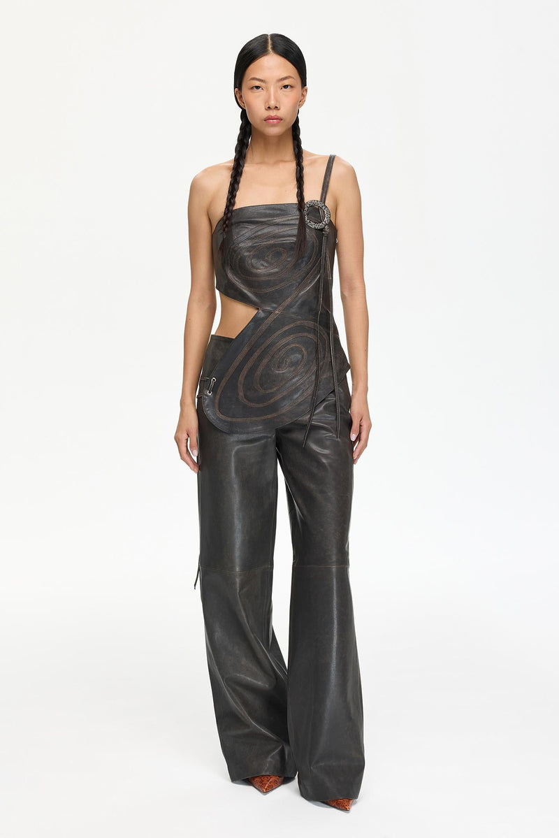 LEATHER PANT 003