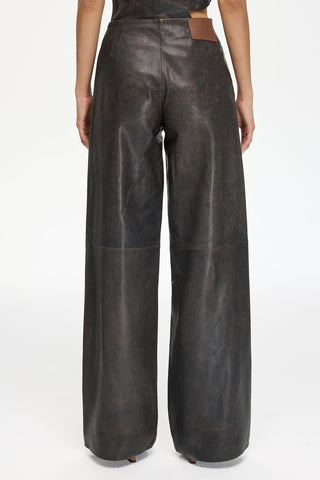LEATHER PANT 003