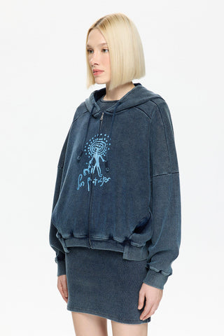 RELAXED ZIP HOODIE 003