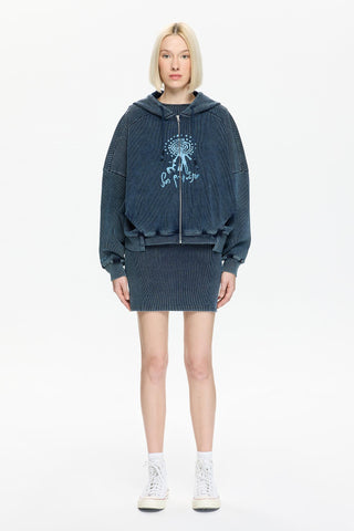 RELAXED ZIP HOODIE 003