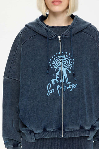 RELAXED ZIP HOODIE 003