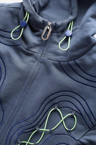 RELAXED ZIP HOODIE 004