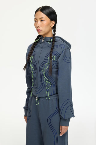 RELAXED ZIP HOODIE 004