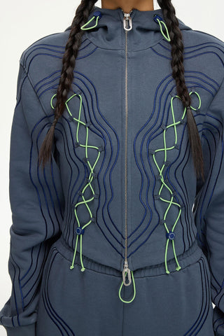RELAXED ZIP HOODIE 004