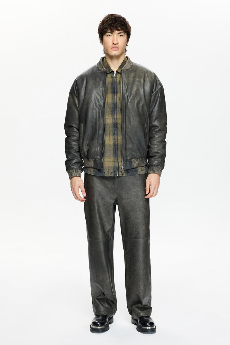 LEATHER PANT 001