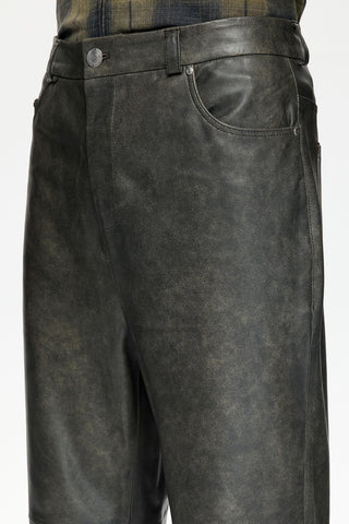 LEATHER PANT 001