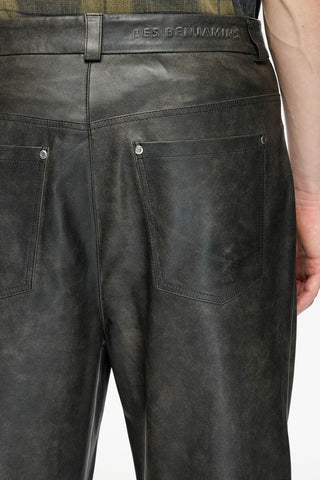 LEATHER PANT 001