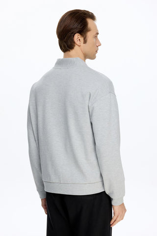 BUTTON DOWN SWEATSHIRT 406