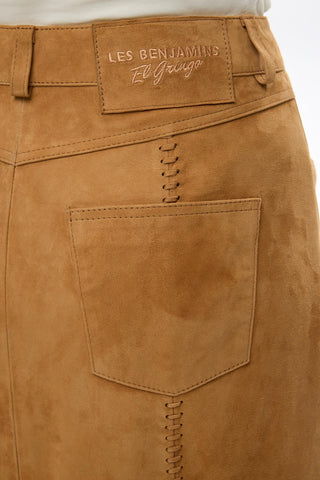 LEATHER SKIRT 002
