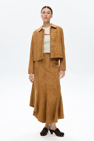 LEATHER SKIRT 002