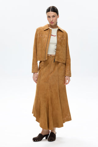 LEATHER SKIRT 002