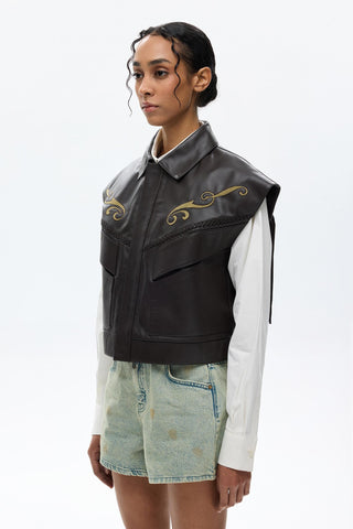 LEATHER VEST 101