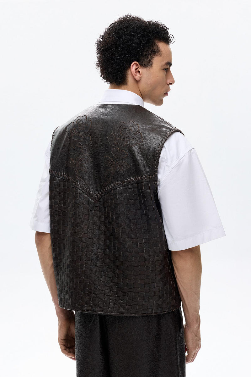 LEATHER VEST 201