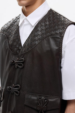 LEATHER VEST 201