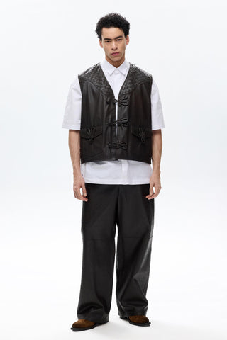 LEATHER VEST 201