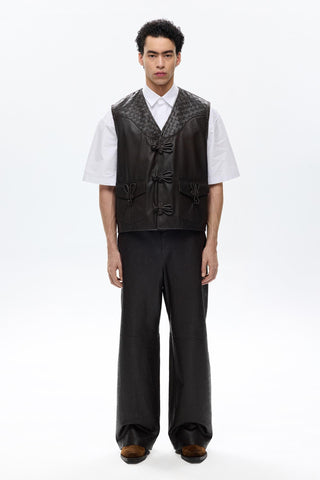 LEATHER VEST 201
